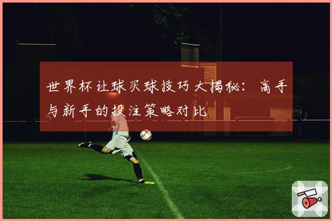 世界杯让球买球技巧大揭秘：高手与新手的投注策略对比