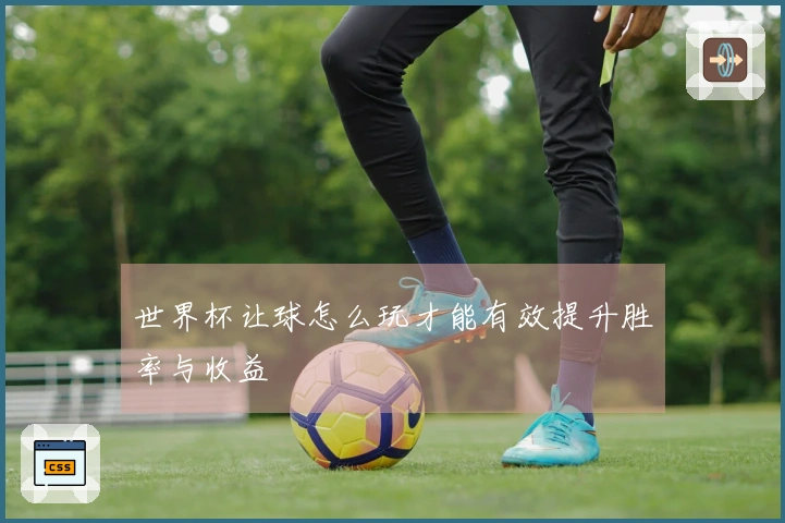 世界杯让球怎么玩才能有效提升胜率与收益